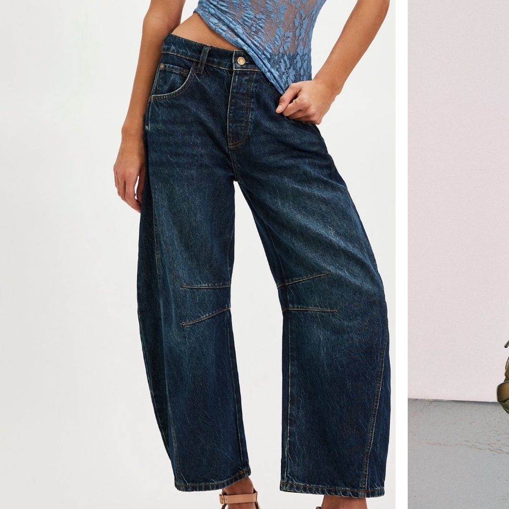 We The Free Barrel Denim Jeans - Deep End